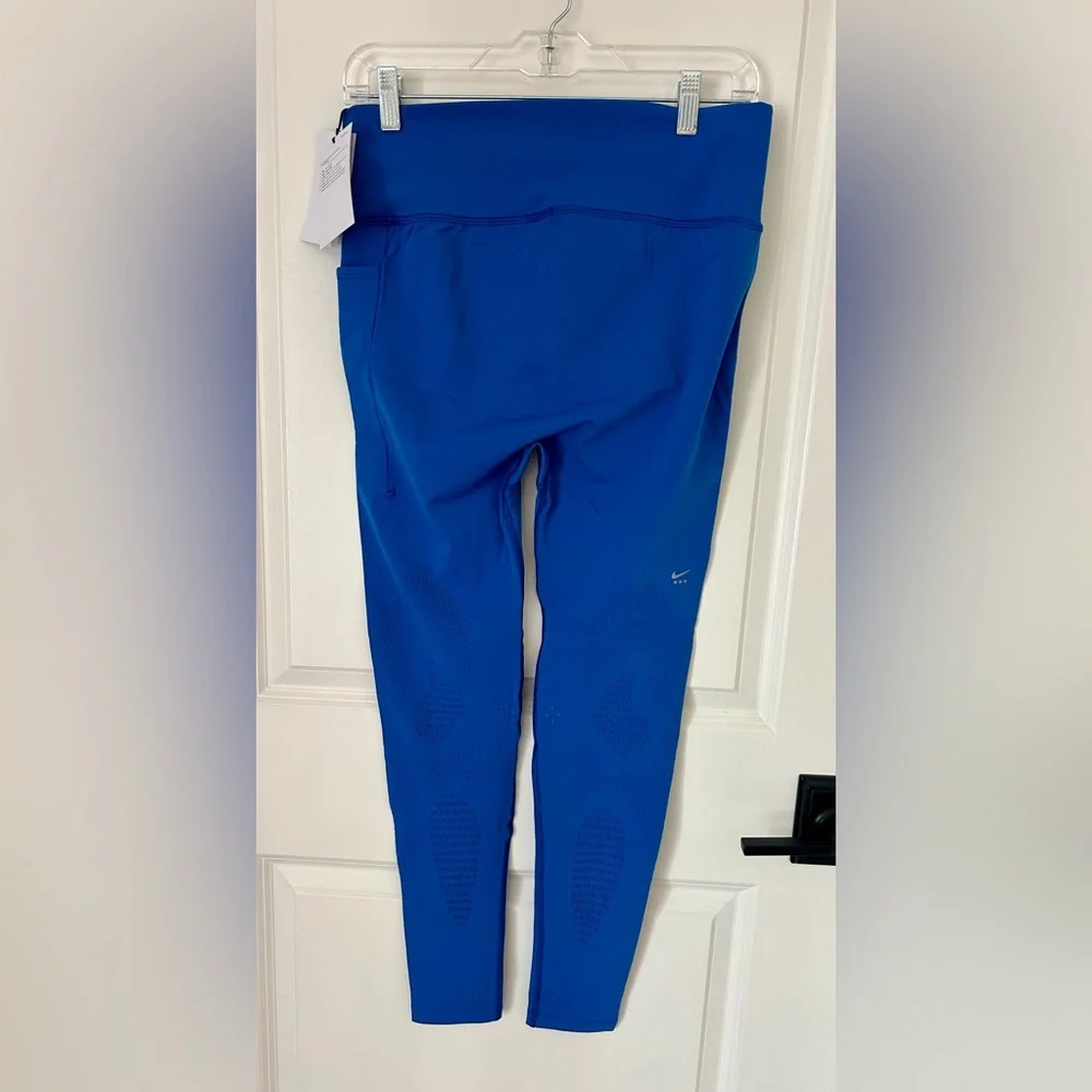 Nike x MMW Women’s Compression Leggings Pants L Cobalt Blue $150 DD9427-409 NWT